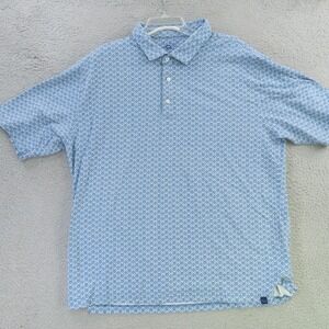 Onward Reserve Shirt Mens 2XL Oysters Short Sleeve Golf Performance